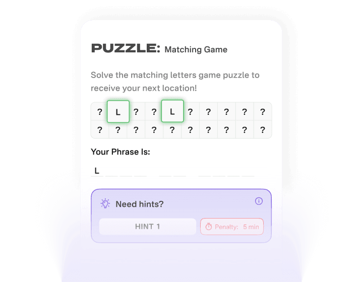Matching Game puzzle screen preview